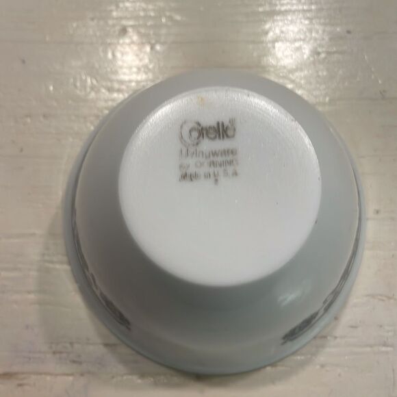 Vintage 1972 Corelle Old Town Blue/Blue Onion by Corning sugar bowl & creamer - Picture 7 of 16